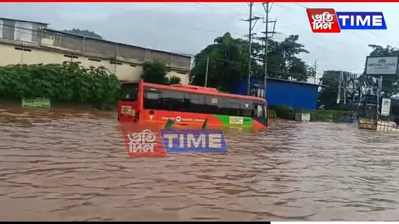 How NH 37 In Guwahati Flooded I See In The video