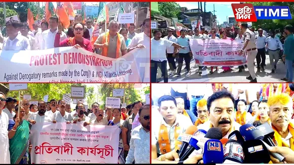 ‘Congress Go Back’ Echoes Across Assam as BJP Rages Over Insult to PM’s Mother