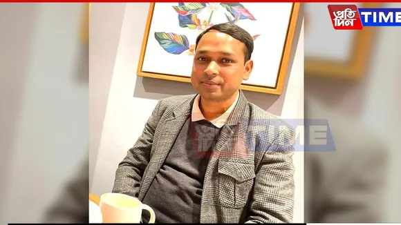 Anuj Kumar Baruah, Public Relations representative for the Northeast Festival Interacts with Media