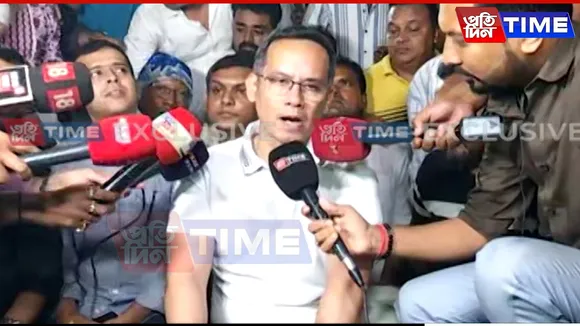 Gaurav Gogoi Defies SOP, Stands With People at Zubeen Kshetra