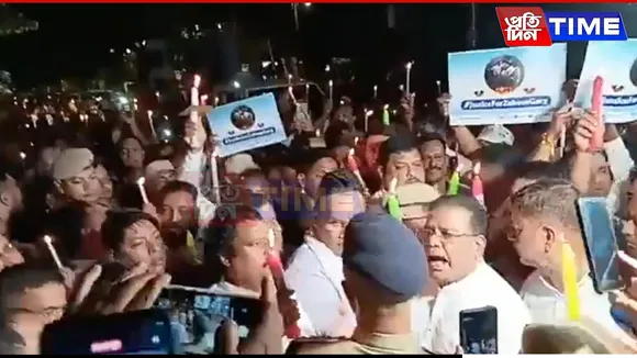 Assam Congress Held Candlelight Peace March Demanding Justice for Zubeen Garg
