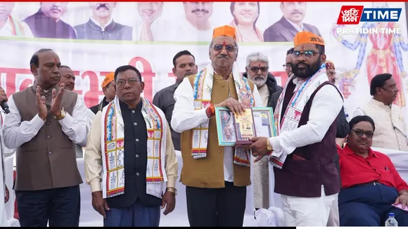 Chhattisgarh BJP Leader Takes Part in Shakambhari Mahotsav