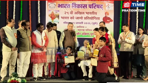 Gurukul Grammar Students Bag 2nd Position at ‘Bharat Ko Jano’ National Finals 2025