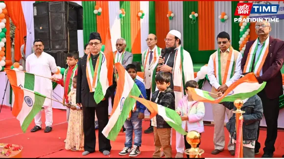USTM Celebrates 77th Republic Day with Patriotic Fervour