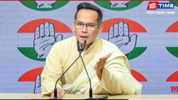 Assam Congress President Gaurav Gogoi will address a press conference tomorrow