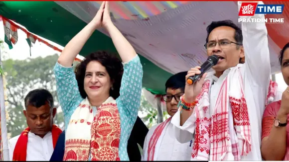 Congress national general secretary Priyanka Gandhi Vadra will visit Assam on February 18