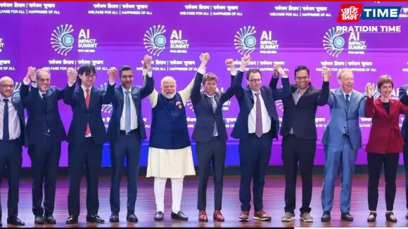 PM Modi Unveils MANAV AI Vision at India AI Impact Summit 2026