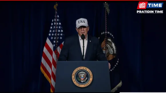 US President Donld Trump's address after a joint strike with Israel on Iran