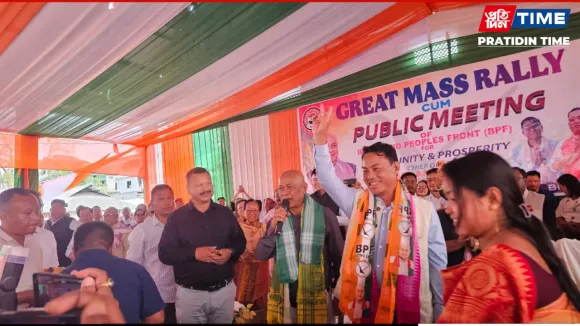 Khampa Borgoyari was among several prominent UPPL leaders to join the BPF in Assam