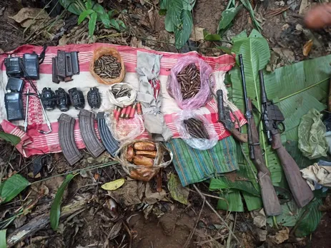 Assam: Huge Cache Of Arms & Ammo Recovered In Diphu