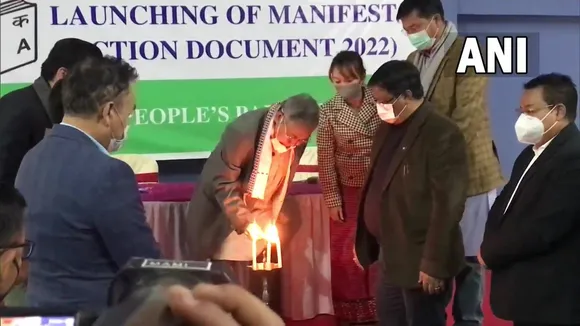 Manipur: NPP President Conrad Sangma Releases Poll Manifesto