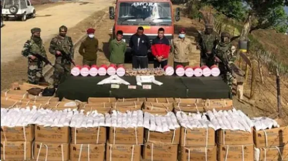 Myanmar National, 2 Others Nabbed With Explosives In Mizoram