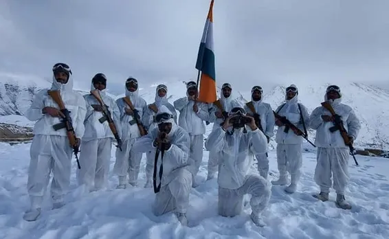 73rd Republic Day: ITBP Unfurls National Flag At 15,000 Feet In Ladakh
