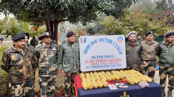 J&K: 3 Pakistani Intruders Shot Dead, Narcotics Recovered