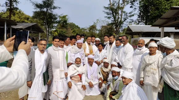 Assam: CM Sarma Visits Disam Dev Satra in Doomdooma