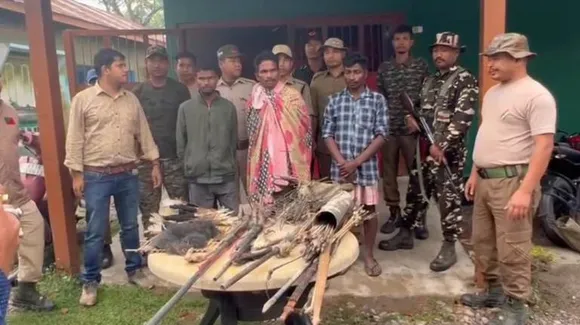Assam: 3 Poachers Arrested In Gossaigaon 