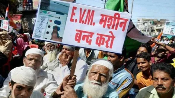 Congress Protests In Delhi, Alleges EVM Tampering As Party Trails In Polls