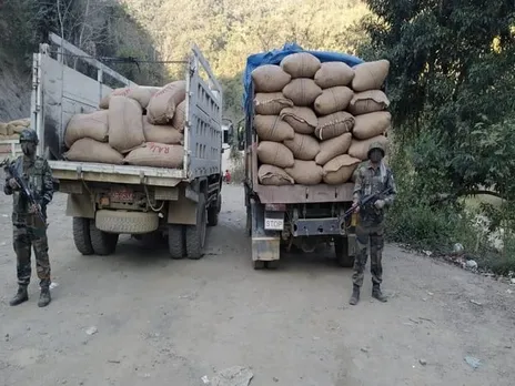 Assam Rifles Seize Areca Nuts Worth Rs 26 Lakhs In Mizoram