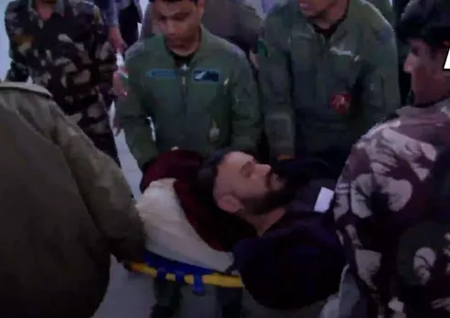 Stranded Indian student who was shot in Ukraine back home