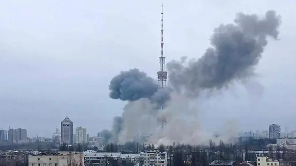 Ukraine Crisis: Russia Attacks TV Tower in Kyiv