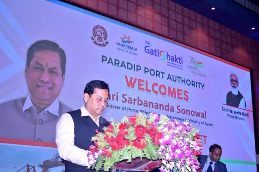 Union Minister Sarbananda Sonowal Reviews Projects of Paradip Port 