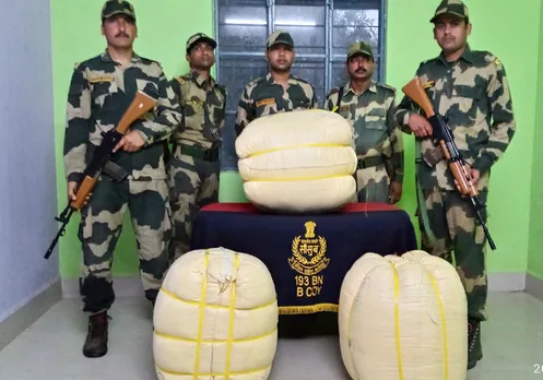 BSF Seizes 100 kg Human Hair In Meghalaya