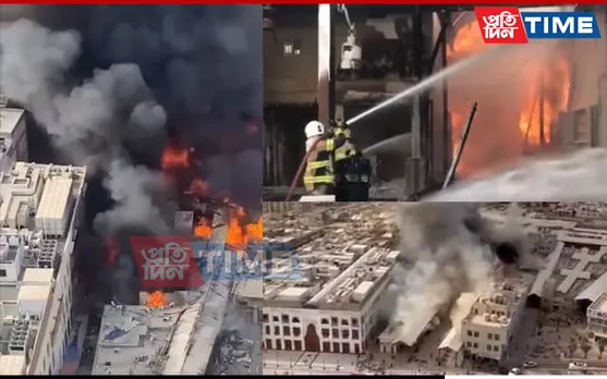 14 Persons Injured in Massive Fire in Kuwait