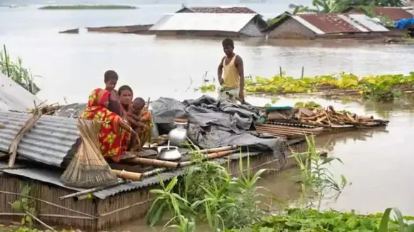Assam: First Flood of the Year Hits Dibrugarh District