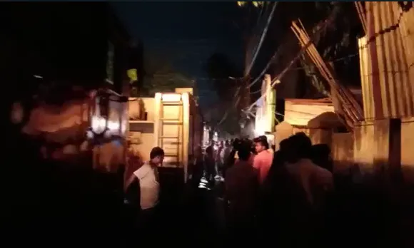 Guwahati: Twin Cylinder Blast Causes Massive Fire In Chenikuthi