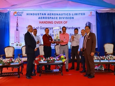 HAL Hands Over Gaganyaan Hardware To ISRO