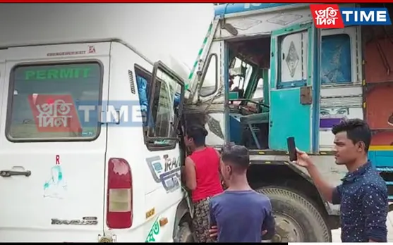 Assam: Bus Carrying People to PM Modi’s Rally Meets with Accident
