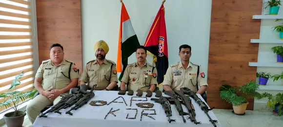 Huge Cache Of Arms, Ammunition Seized In Assam's Kokrajhar