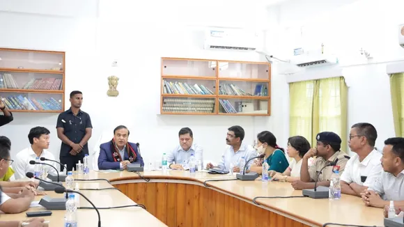 Assam: CM Sarma Visits Dima Hasao to Take Stock of Prevailing Situation