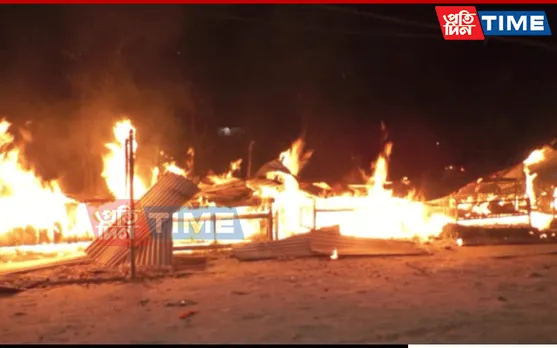 Assam: Eight Businesses Gutted In Major Fire In Duliajan
