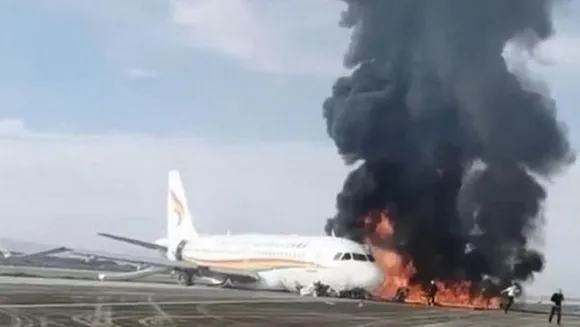 Tibet Airlines’ Plane Catches Fire during Take-off, 25 Injured