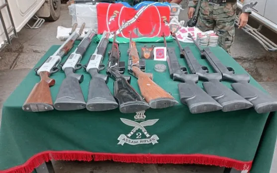Assam Rifles Recovers Huge Cache Of Arms, Explosives In Mizoram