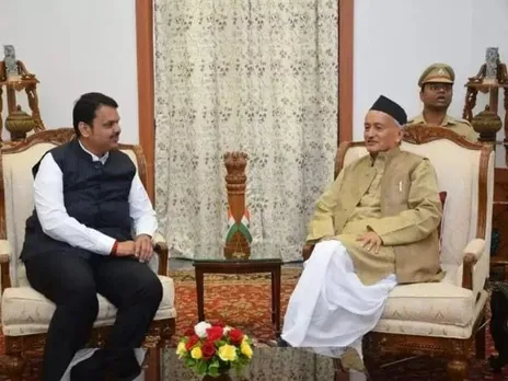 Fadnavis Meets Maharashtra Governor, Demands Floor Test For Thackeray Govt