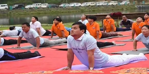Sonowal Joins Yoga Utsav In Arunachal's Ziro Valley