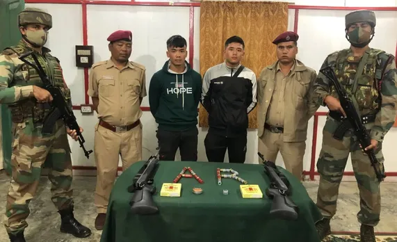 2 Myanmar Nationals Nabbed With Arms, Ammunition In Mizoram
