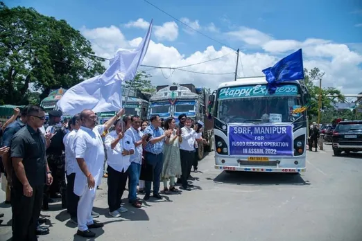 Manipur Sends Relief Materials, SDRF Team to Flood-hit Assam