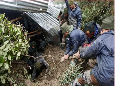 Army Rescues 8 People Trapped Under Debris in Sikkim, 1 Dead