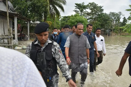 Assam CM Takes Stock of Flood Situation in Bajali