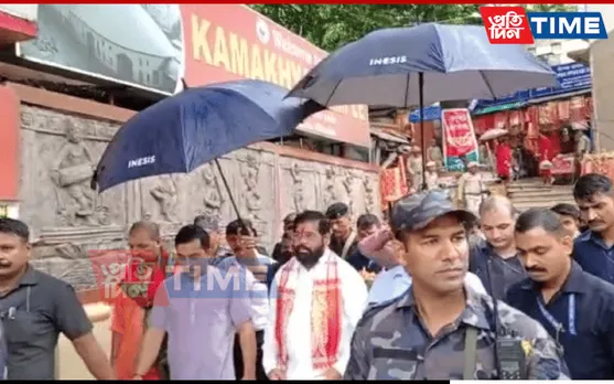Rebel Eknath Shinde Camp Visit Kamakhya Temple, To Head Back Today