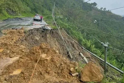 Arunachal: Road Connectivity Snapped due to Landslides 