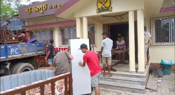 Assam: Eviction Drives Carried out in Tinsukia Against Illegal Dhabas & Restaurants