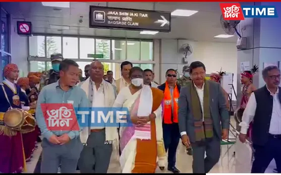 Presidential Candidate Draupadi Murmu Visits Shillong   