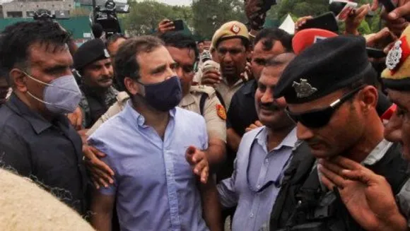 Rahul Gandhi Detained during Congress Protest over Sonia’s ED Grilling