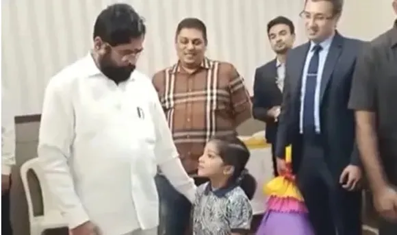 Girl Asks Maharashtra CM If He could take her to Guwahati Wins Hearts