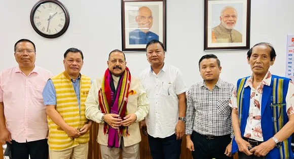 Mizoram Delegation Calls on Union Minister Jitendra Singh