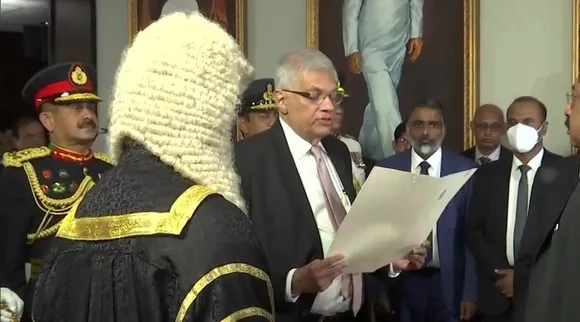 Ranil Wickremesinghe Takes Oath as Sri Lanka President